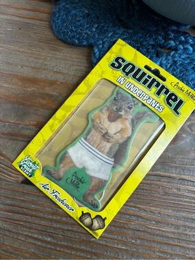 Archie McPhee Squirrel in Underpants Air Freshener - Green